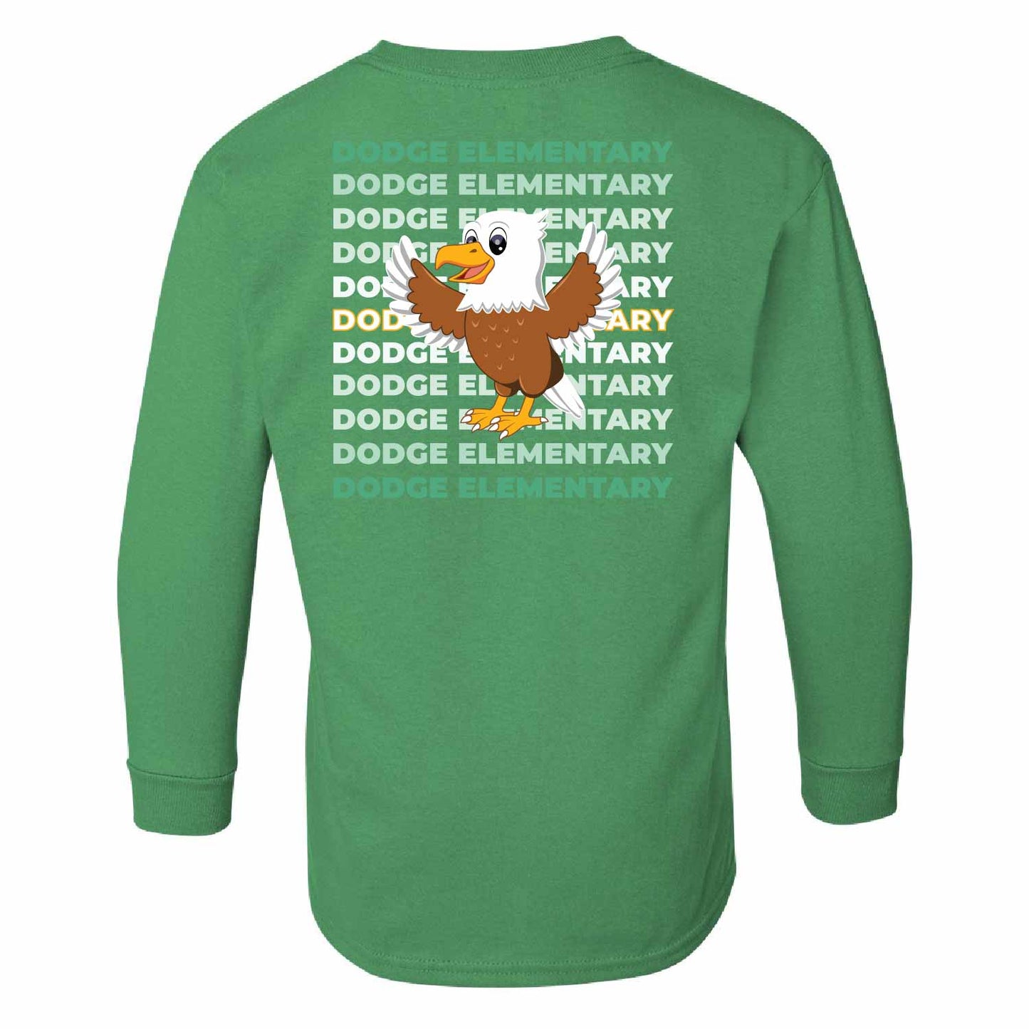 Dodge Elementary Long Sleeve T-Shirt - Irish Green