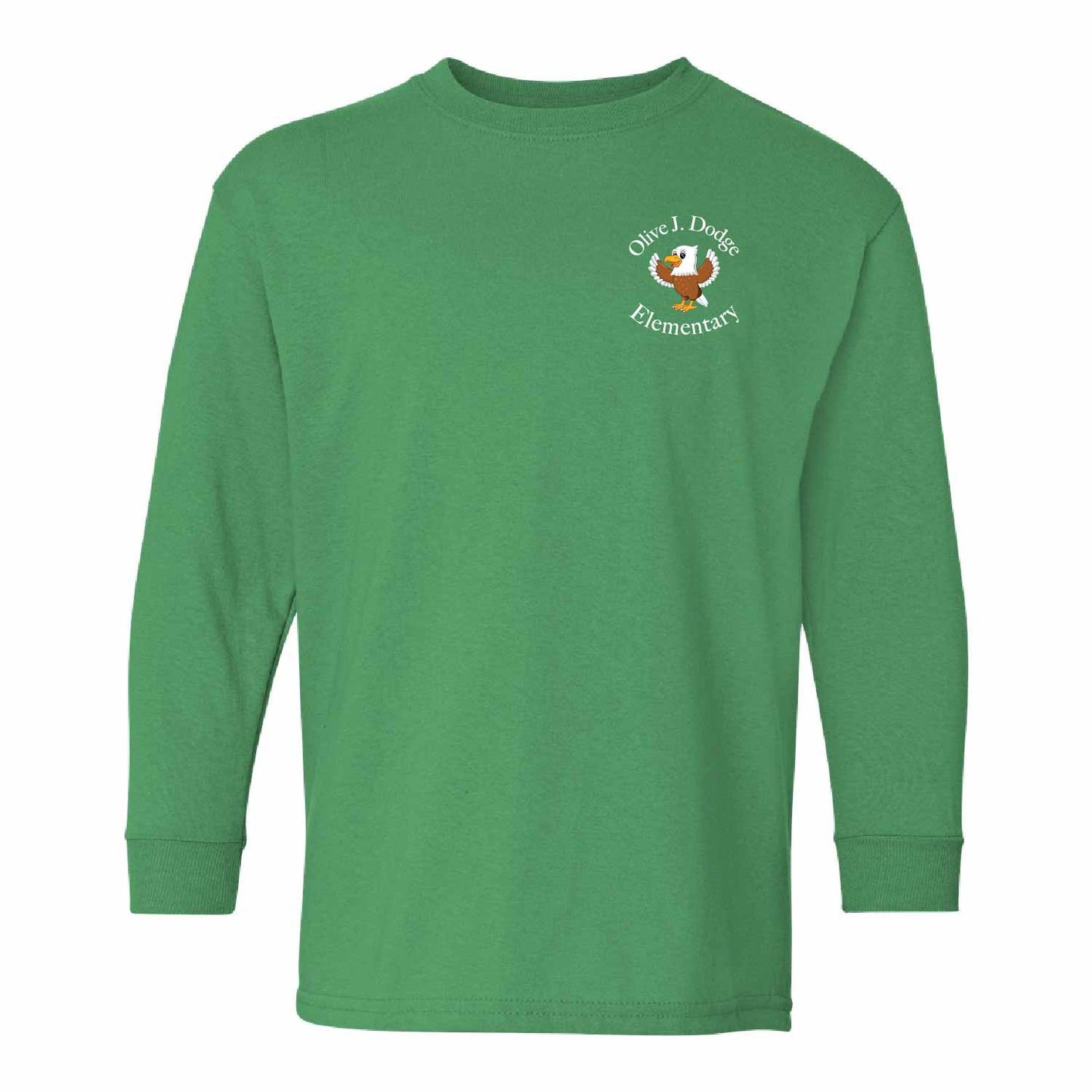Dodge Elementary Long Sleeve T-Shirt - Irish Green